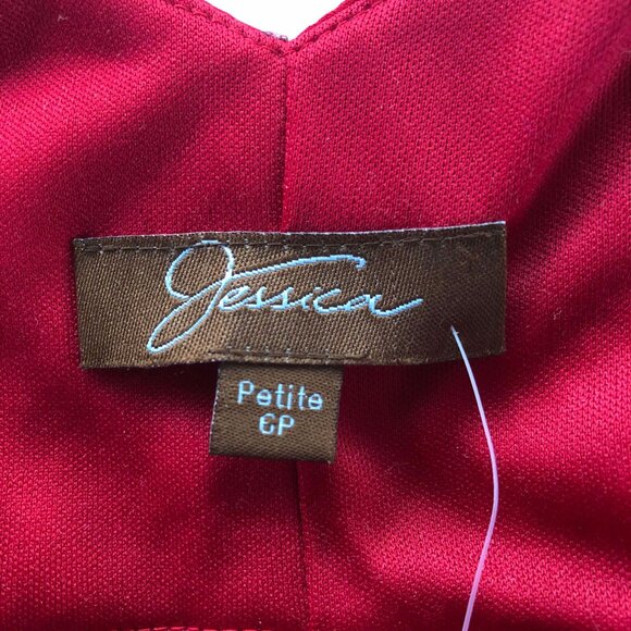 NWT Jessica Petite Red Dress (6p) - Picture 8 of 10